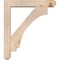Ekena Millwork Imperial Craftsman Smooth Bracket w/ Offset Brace, Douglas Fir, 5 1/2"W x 28"D x 32"H BKT0604X28X32IMP04SDF - alternate 3